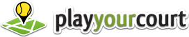 PlayYourCourt.com Tennis Logo